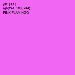 #F167F4 - Pink Flamingo Color Image