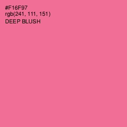 #F16F97 - Deep Blush Color Image