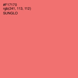 #F17170 - Sunglo Color Image
