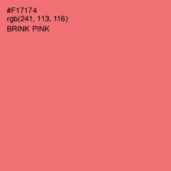 #F17174 - Brink Pink Color Image