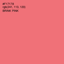 #F17178 - Brink Pink Color Image