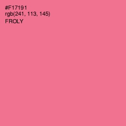 #F17191 - Froly Color Image
