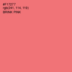 #F17277 - Brink Pink Color Image