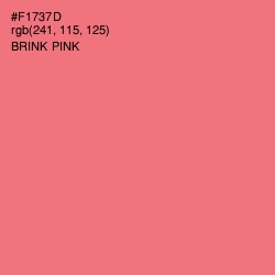 #F1737D - Brink Pink Color Image