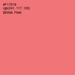 #F17578 - Brink Pink Color Image