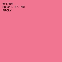 #F17591 - Froly Color Image