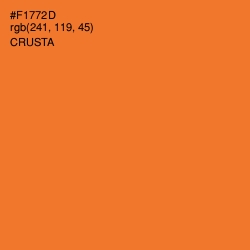 #F1772D - Crusta Color Image