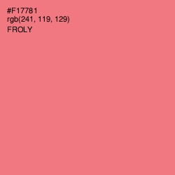 #F17781 - Froly Color Image