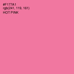 #F177A1 - Hot Pink Color Image