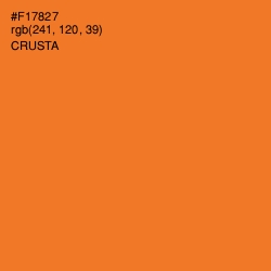 #F17827 - Crusta Color Image