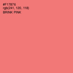 #F17876 - Brink Pink Color Image