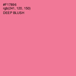 #F17896 - Deep Blush Color Image