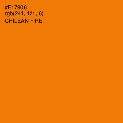 #F17906 - Chilean Fire Color Image