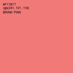#F17977 - Brink Pink Color Image
