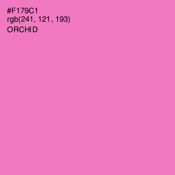 #F179C1 - Orchid Color Image