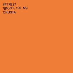#F17E37 - Crusta Color Image
