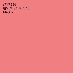 #F17E80 - Froly Color Image