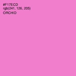 #F17ECD - Orchid Color Image