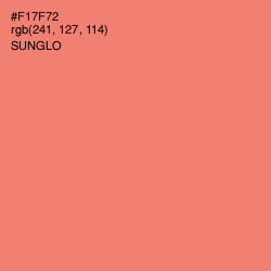 #F17F72 - Sunglo Color Image