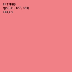 #F17F86 - Froly Color Image