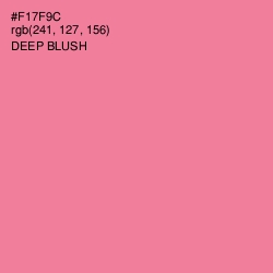 #F17F9C - Deep Blush Color Image