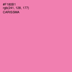 #F180B1 - Carissma Color Image