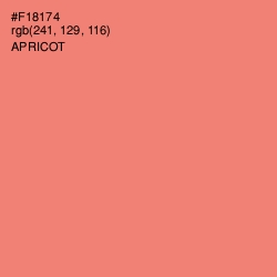 #F18174 - Apricot Color Image