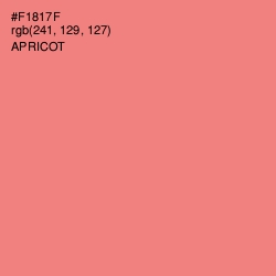 #F1817F - Apricot Color Image