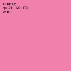 #F181AC - Tickle Me Pink Color Image