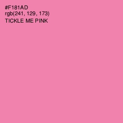 #F181AD - Tickle Me Pink Color Image