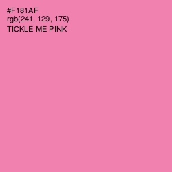 #F181AF - Tickle Me Pink Color Image