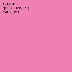 #F181B1 - Carissma Color Image