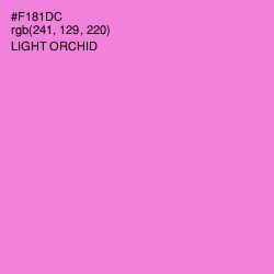 #F181DC - Light Orchid Color Image