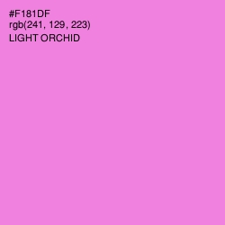 #F181DF - Light Orchid Color Image