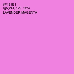 #F181E1 - Lavender Magenta Color Image