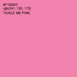 #F182AD - Tickle Me Pink Color Image