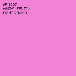 #F182D7 - Light Orchid Color Image