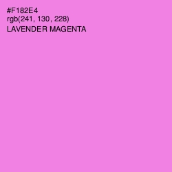 #F182E4 - Lavender Magenta Color Image