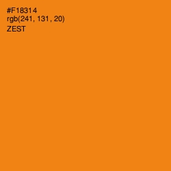 #F18314 - Zest Color Image