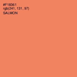 #F18361 - Salmon Color Image