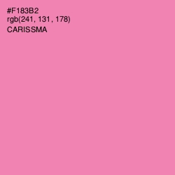 #F183B2 - Carissma Color Image