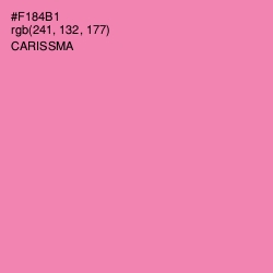 #F184B1 - Carissma Color Image