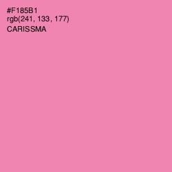 #F185B1 - Carissma Color Image