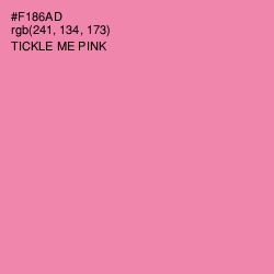 #F186AD - Tickle Me Pink Color Image