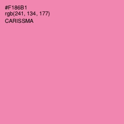 #F186B1 - Carissma Color Image