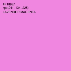 #F186E1 - Lavender Magenta Color Image