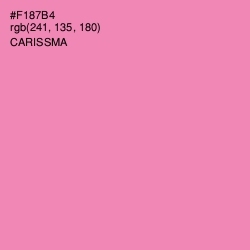 #F187B4 - Carissma Color Image