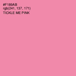 #F189AB - Tickle Me Pink Color Image