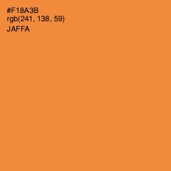 #F18A3B - Jaffa Color Image