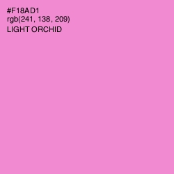 #F18AD1 - Light Orchid Color Image